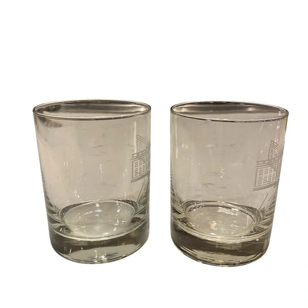 President Joe & Jill Biden Old-Fashion Lowball Whiskey Rock Glass. Set of two